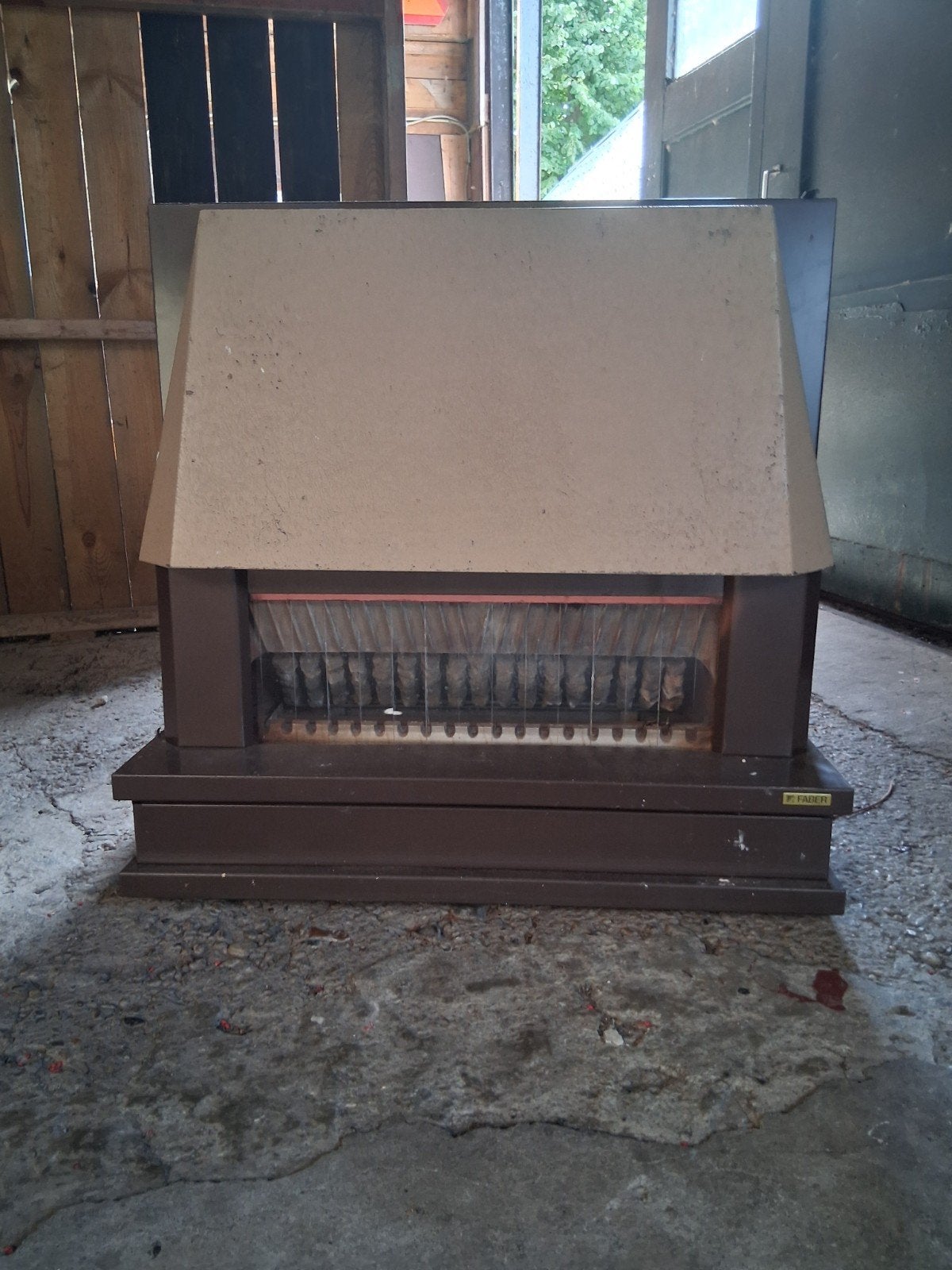 Vintage Faber Varia gaskachel, Huis en Inrichting, Kachels, Gebruikt, Gaskachel, Gas, Ophalen of Verzenden