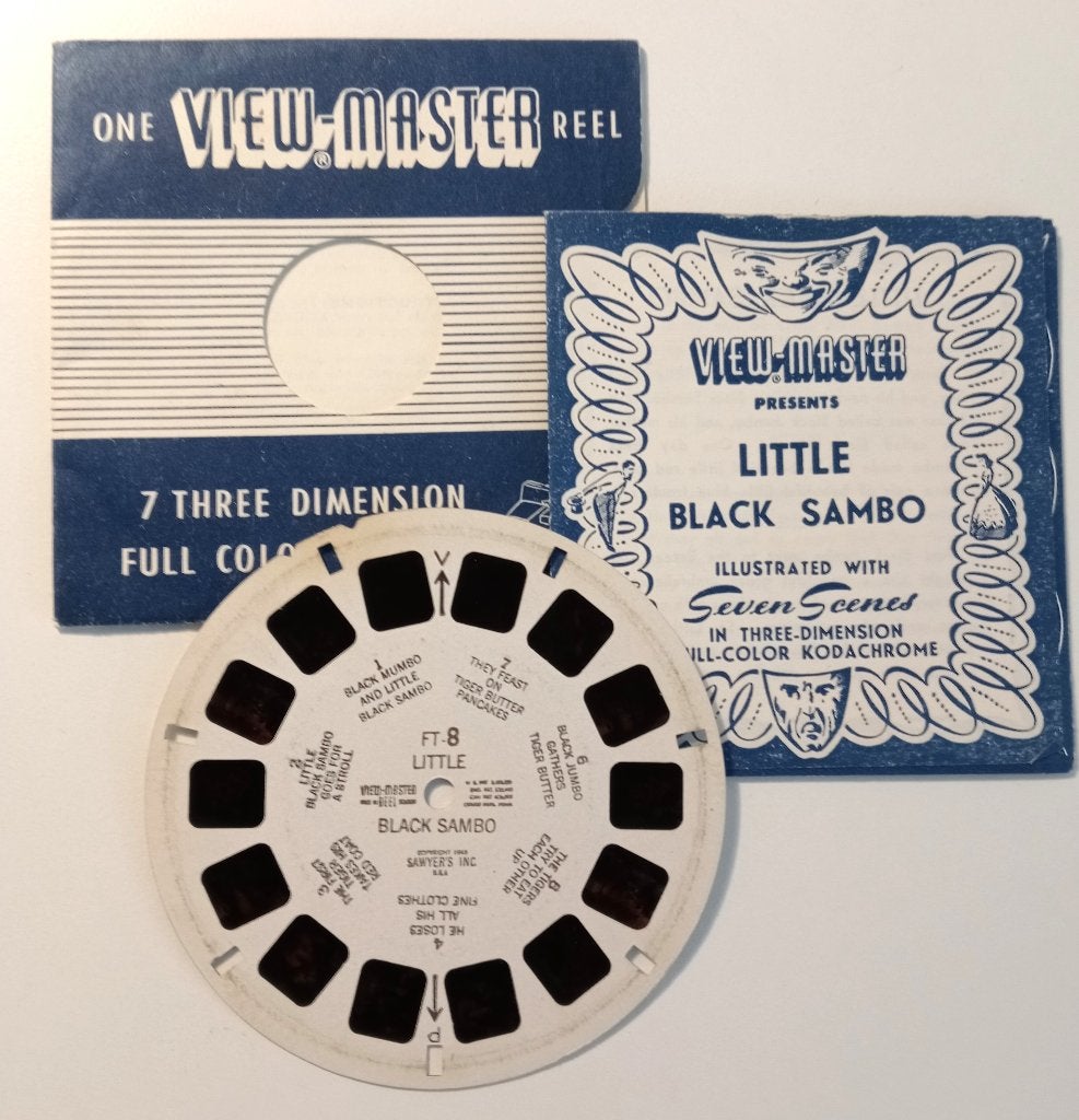 View-masterschijfje  Little black Sambo incl. verhaalboekje, Ophalen of Verzenden, Zo goed als nieuw