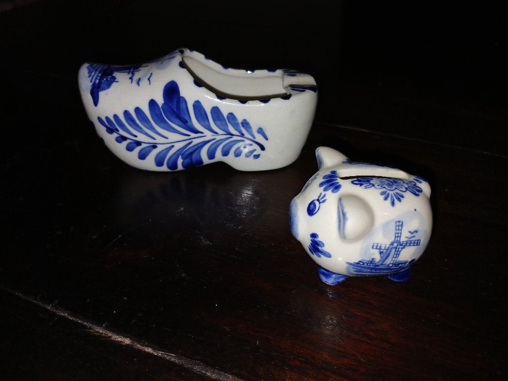 Delfts Blauw Miniatuur Set, Antiek en Kunst, Ophalen of Verzenden