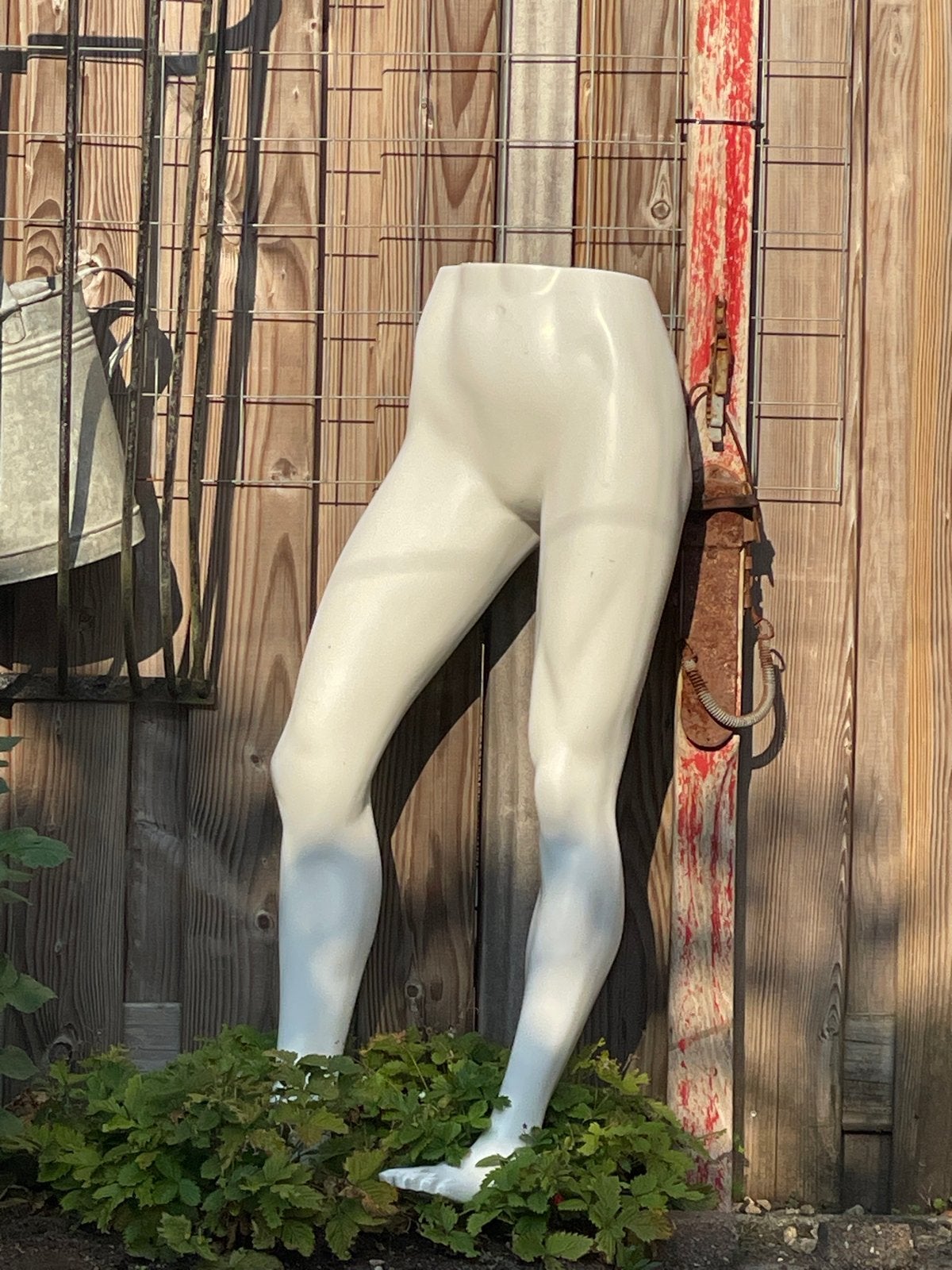 Mannequin benen - decoratie of etalage, Ophalen, Gebruikt