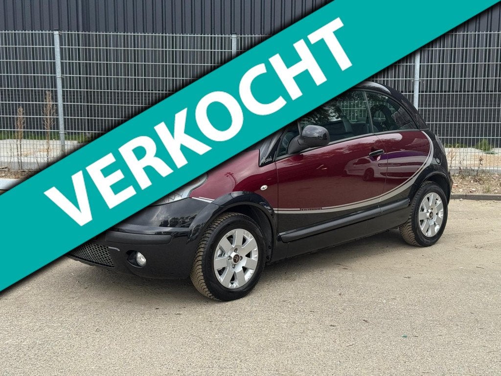 Citroen C3 Pluriel 1.4i Charleston|NAP|1eig|Trekhaak|Leder, Voorwielaandrijving, 15 km/l, Zwart, 4 stoelen