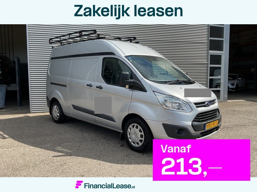 Ford Transit Custom 2.2 TDCI 155 pk L2H2 Carplay/ 2.8t Trekv, Voorwielaandrijving, Euro 5, Stof, Gebruikt