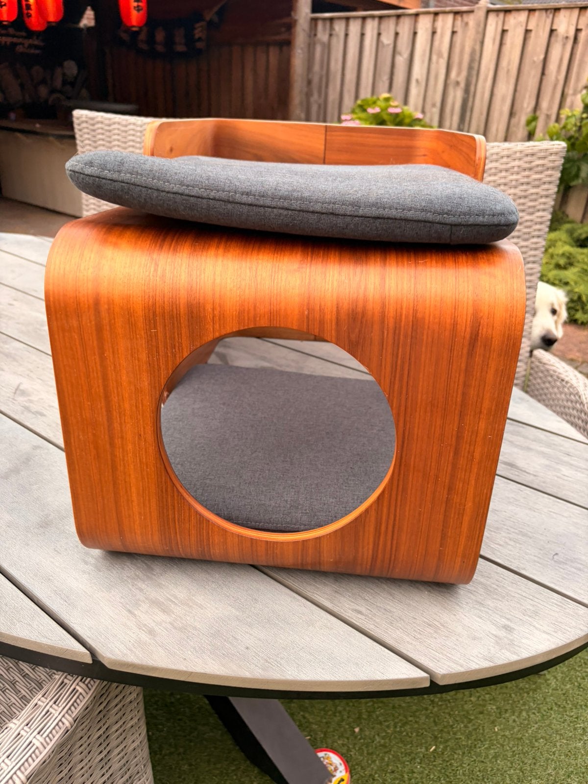Houten katten mand/hok, Ophalen, Gebruikt, Overige