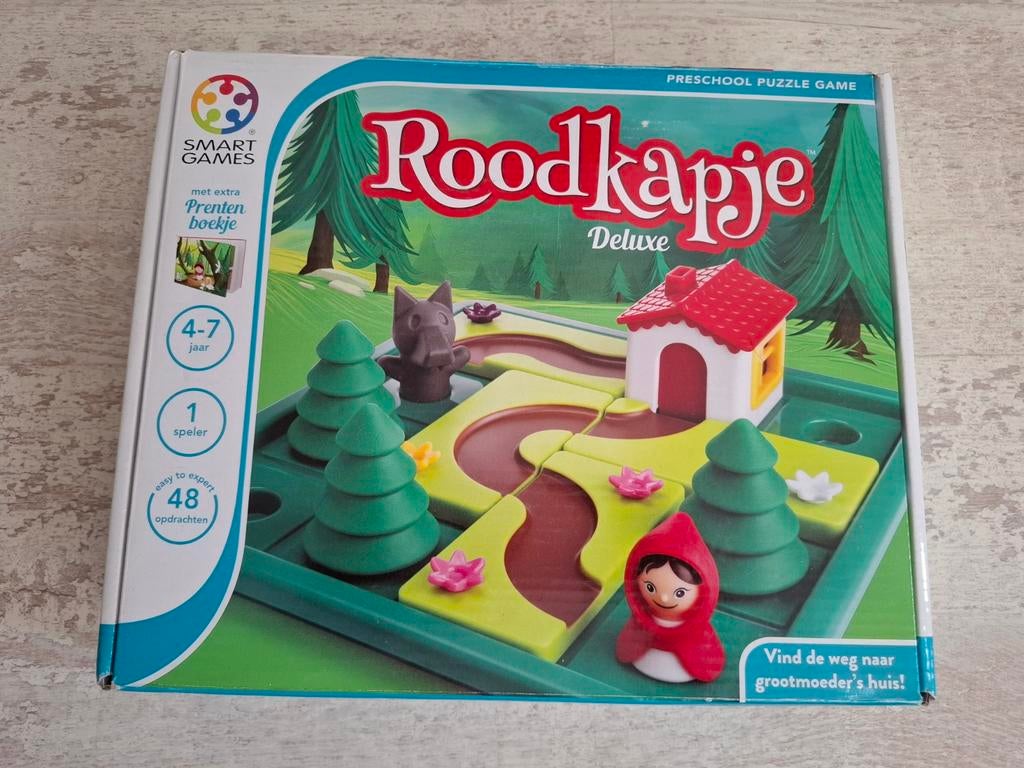 SmartGames Roodkapje Deluxe denk spel, Kinderen en Baby's, Speelgoed | Educatief en Creatief, Ophalen of Verzenden, Zo goed als nieuw