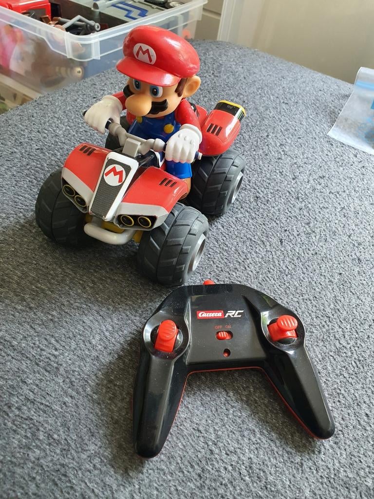 Carrera Mario Kart RC Mario Quad - Werkt perfect!, Ophalen of Verzenden