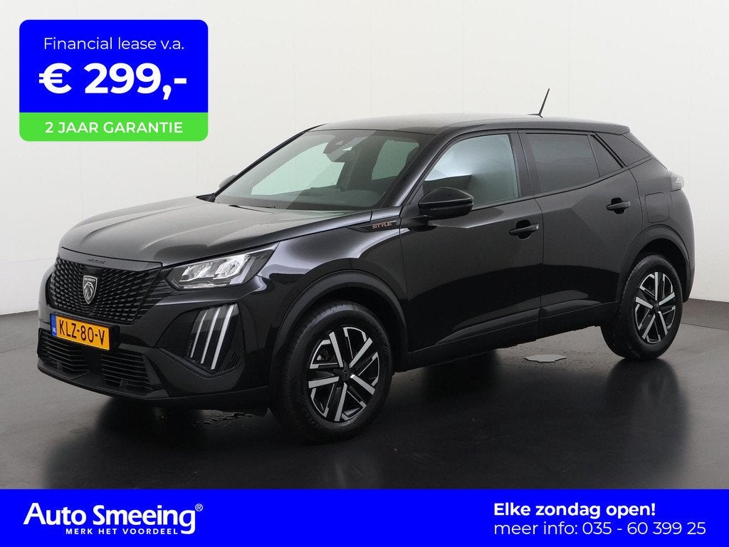 Peugeot 2008 1.2 Hybrid 145 Style | Apple Carplay | Parkeers, Auto's, Stof, Gebruikt, Euro 6, 1199 cc