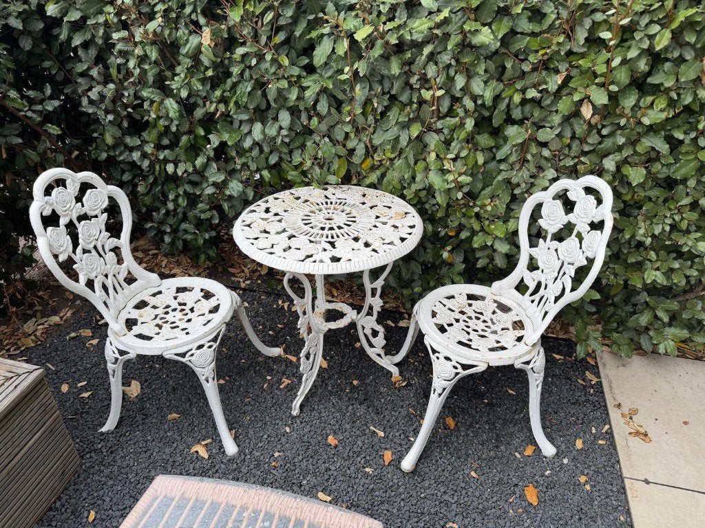 Gietijzeren tuinset, Overige materialen, Gebruikt, Tuinset, Ophalen