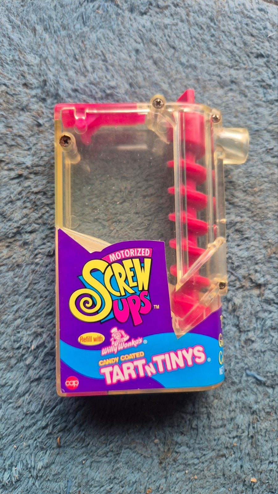 Willy wonka Vintage Motorized Screw Ups Snoep Dispenser 1994, Ophalen of Verzenden, Gebruikt, Jongen of Meisje
