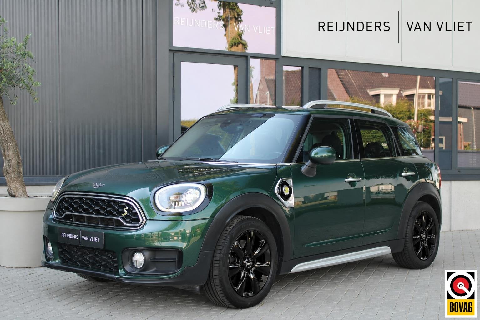 MINI Countryman 1.5 Cooper S E ALL4 Salt | Keyless | Navi. |, Auto's, Gebruikt, Countryman, Leder en Stof, Plug-in hybride