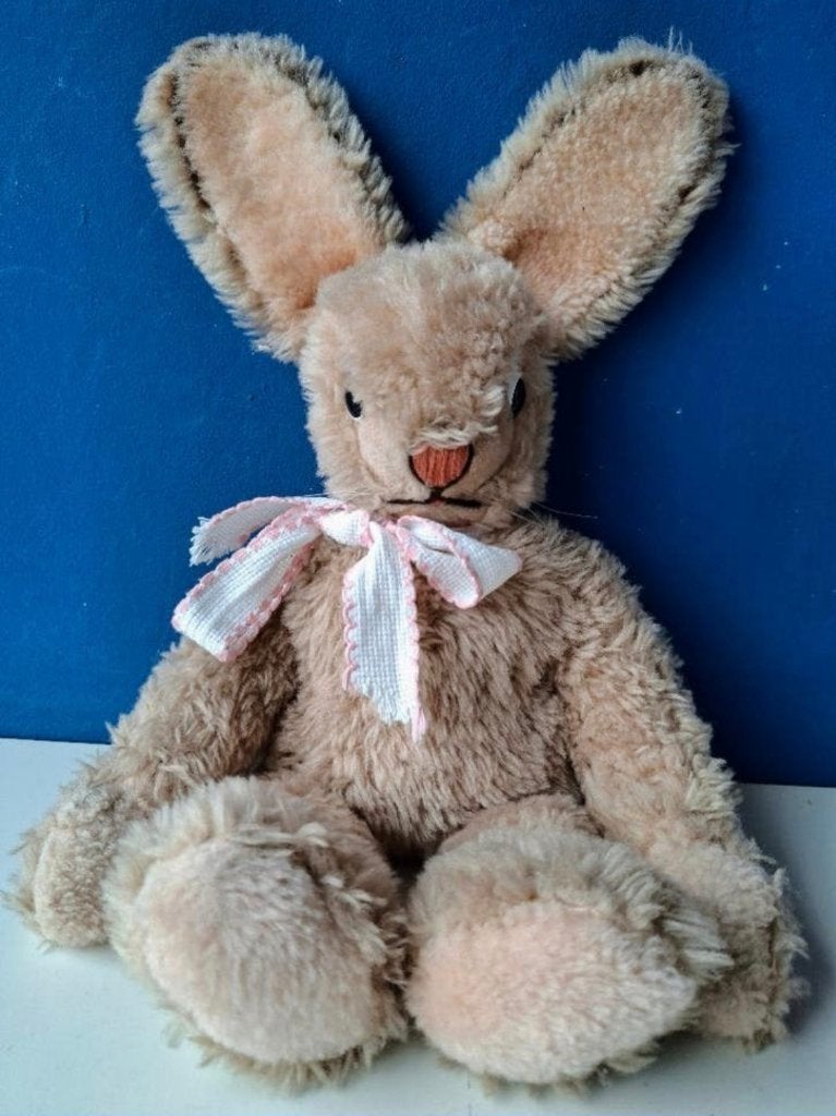Vintage Steiff Konijn/ Grumpy Rabbit, Ophalen of Verzenden, Gebruikt