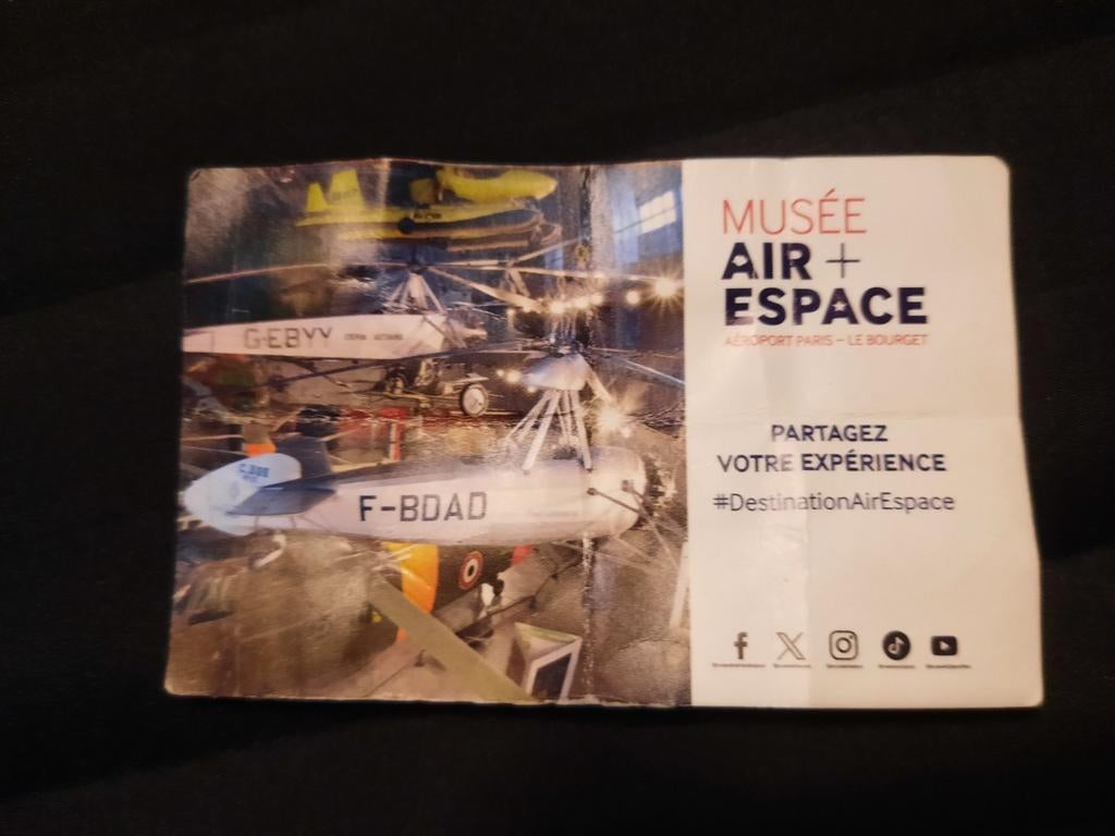 Uniek toegangsbewijs voor 'Musée air + espace' in Parijs, Eén persoon