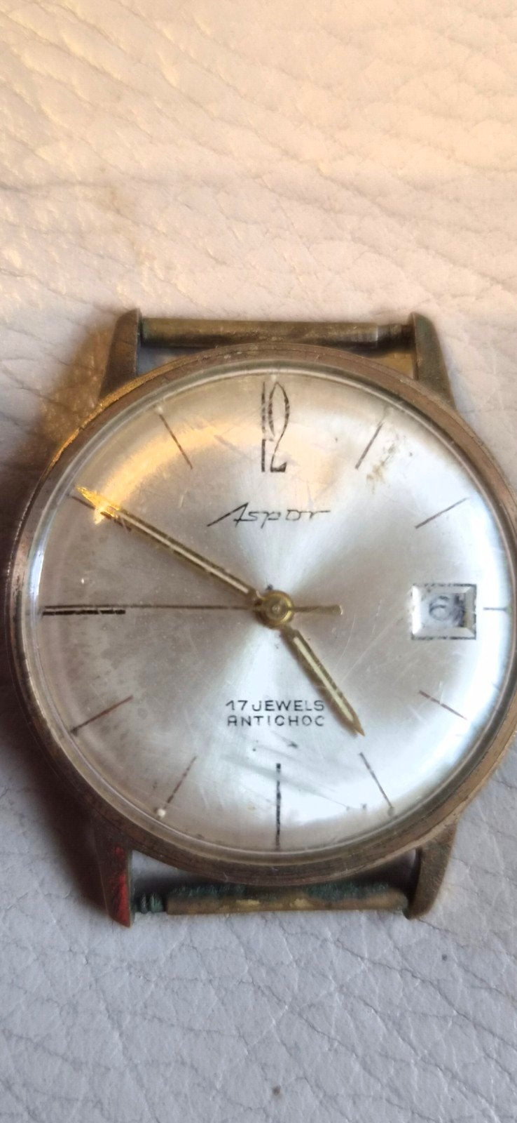 Aspor Vintage  horloge  Opwinder  ( Defect), Ophalen of Verzenden, Gebruikt