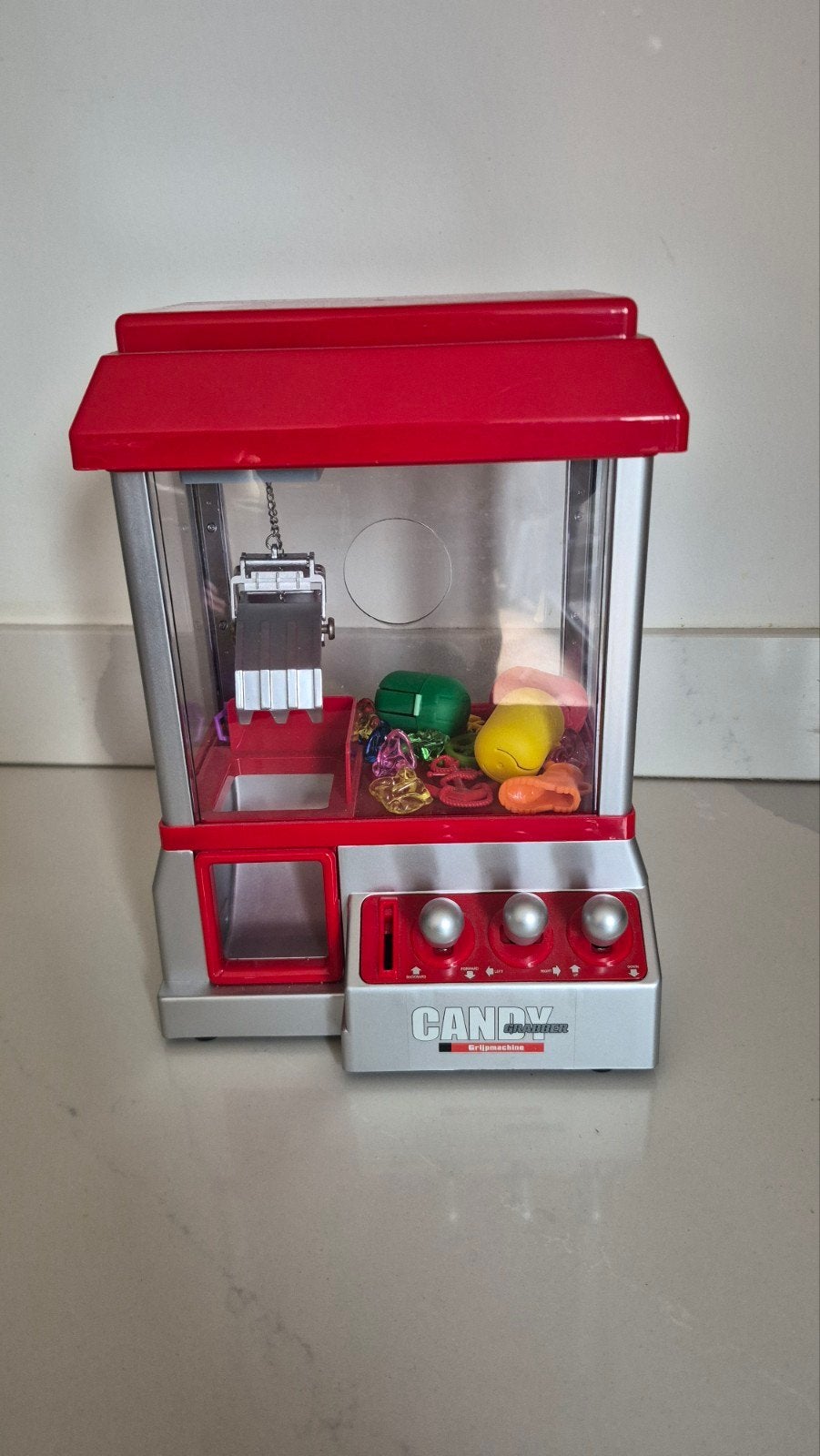 Candy Grabber Speelautomaat met Snoepjes, Ophalen of Verzenden, Zo goed als nieuw, Jongen of Meisje