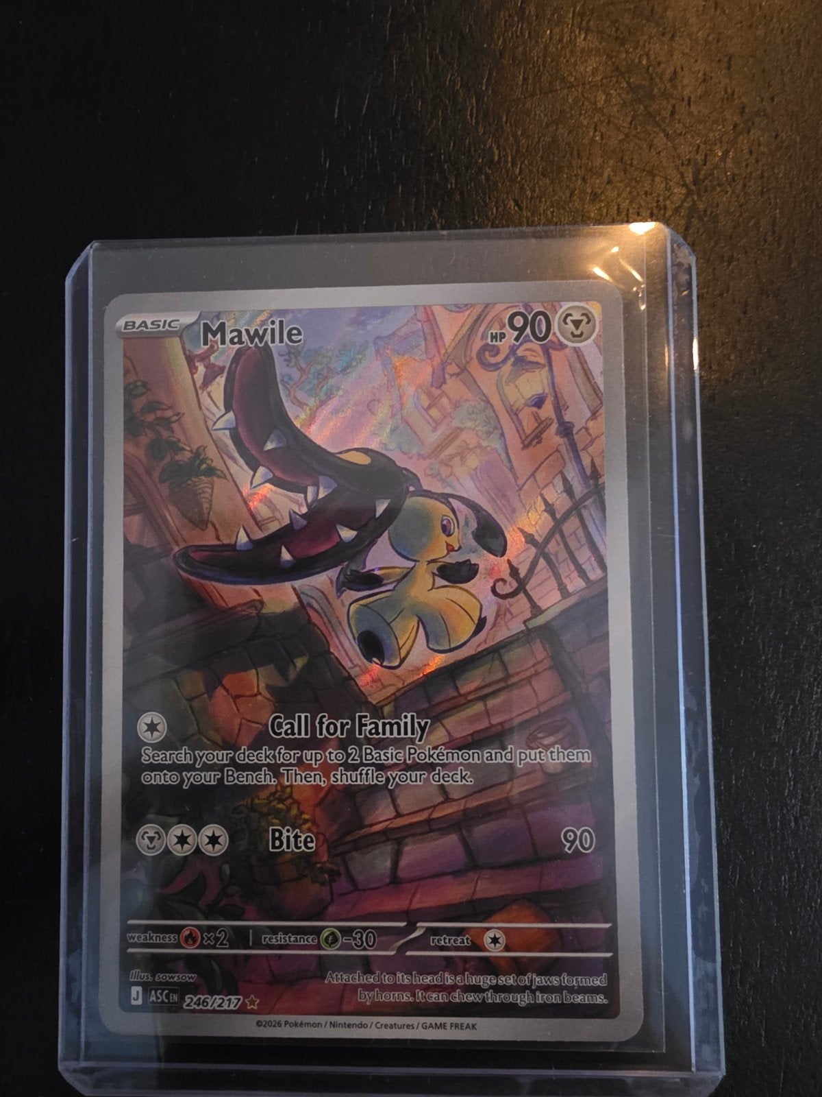 Mawile Pokémon Kaart 246/217 - Basic, HP 90, Foil, Ophalen of Verzenden