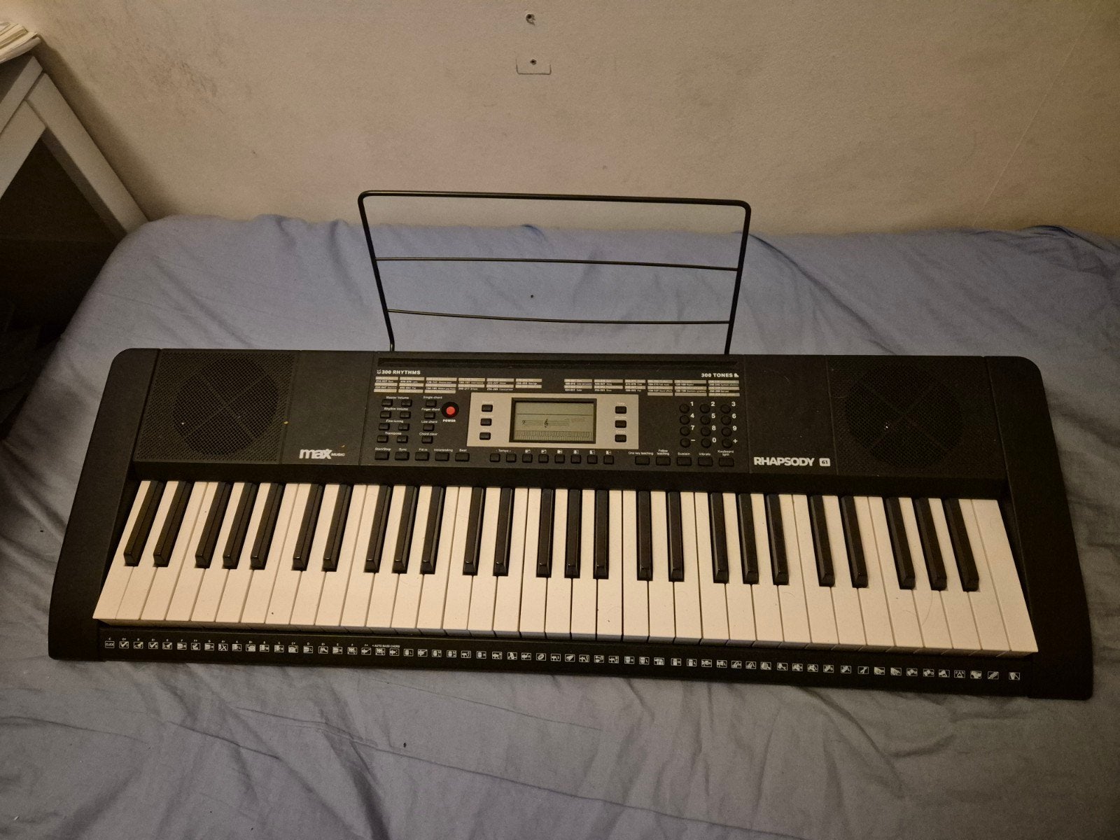 Max Music Rhapsody G1 Keyboard - 61 toetsen, Met standaard, Ophalen, Overige merken, 61 toetsen