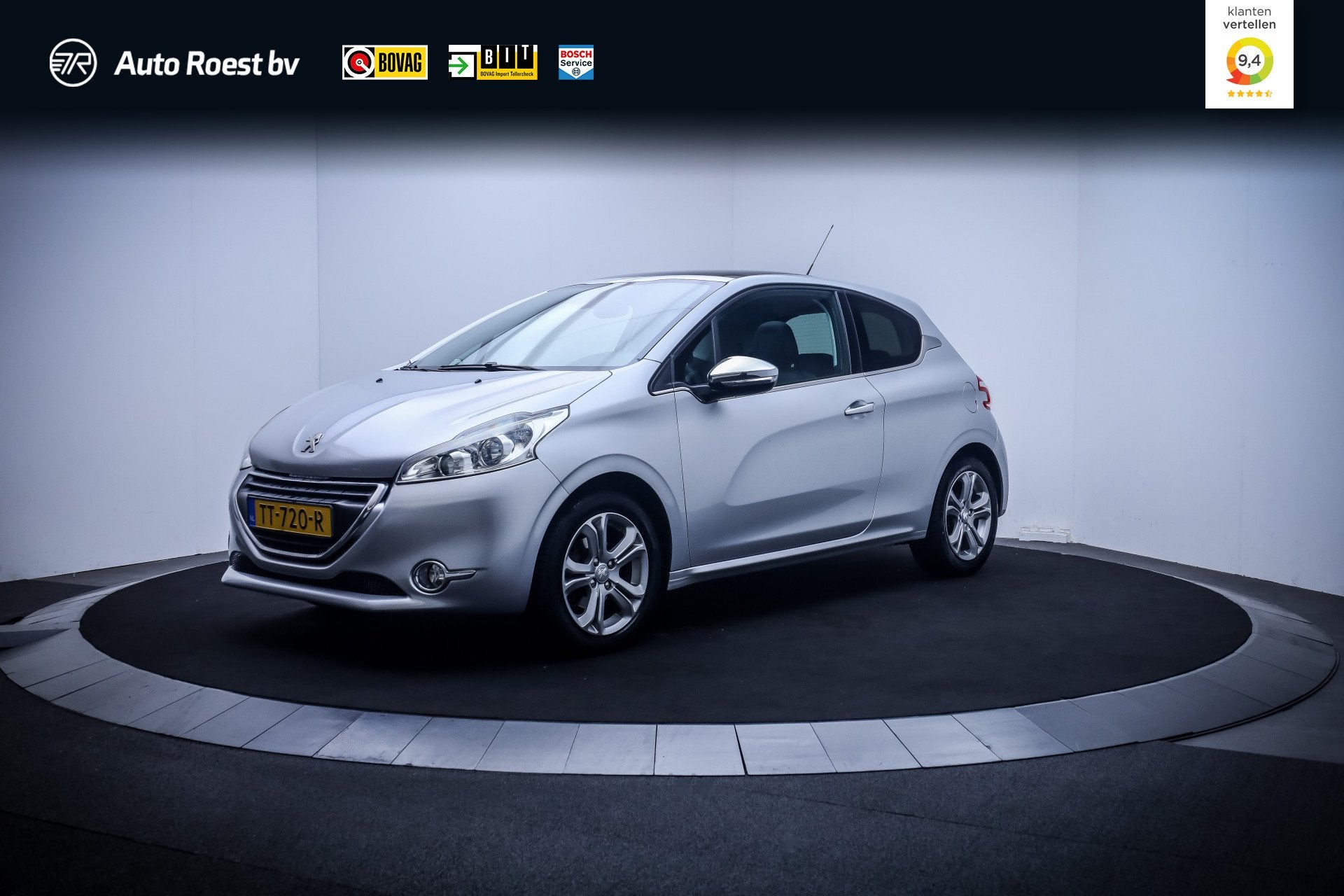 Peugeot 208 1.2 VTi Allure PANO | CLIMA | CRUISE | BLUETOOTH, Voorwielaandrijving, Euro 5, Gebruikt, 82 pk