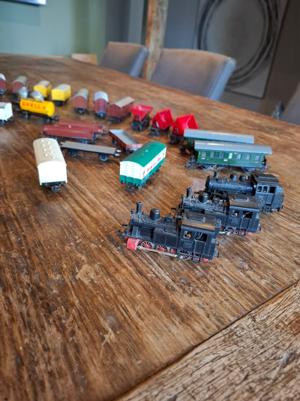 Diverse modeltreinen en wagons voor Marklin- Grote collectie, Ophalen, Gebruikt, Locomotief, Overige merken