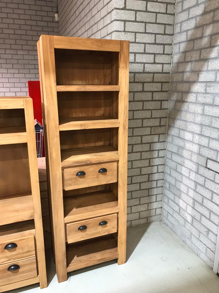 Prachtige teak houten set / landelijk / teakhouten, Ophalen, B, U, U