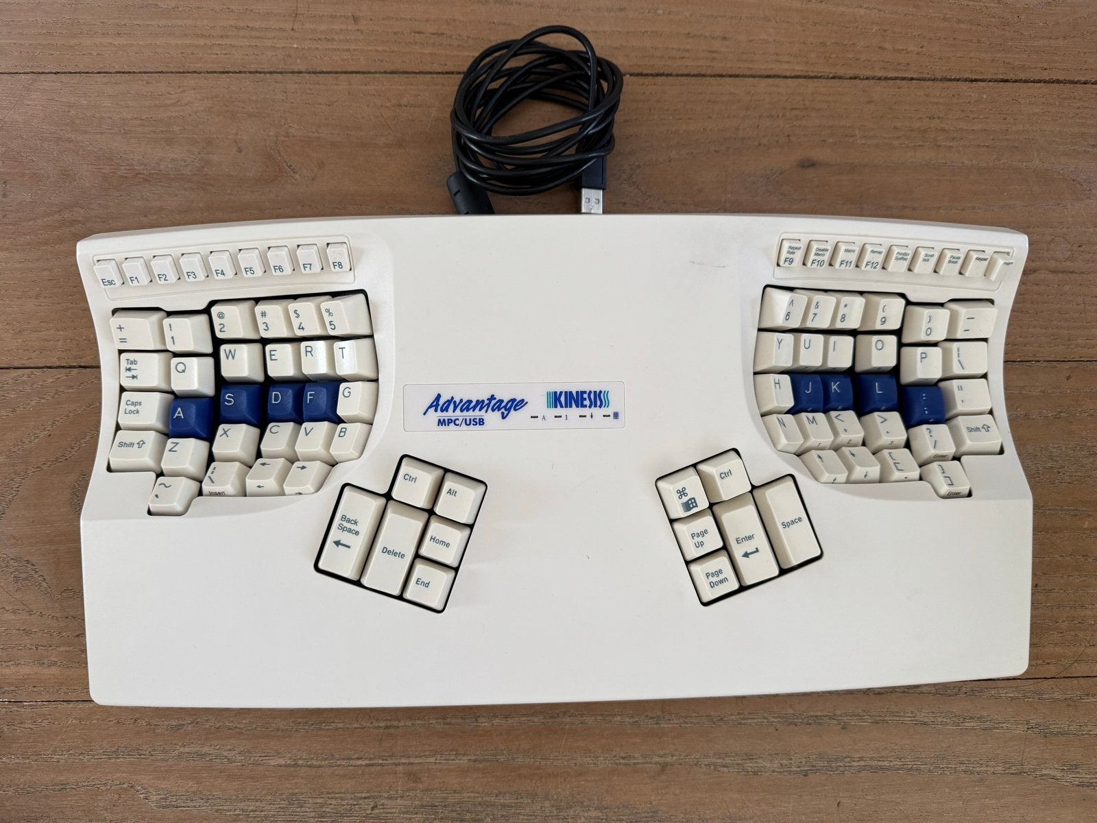 Kinesis Advantage MPC/USB Ergonomisch Toetsenbord, Gebruikt, Ergonomisch, Ophalen of Verzenden, Qwerty