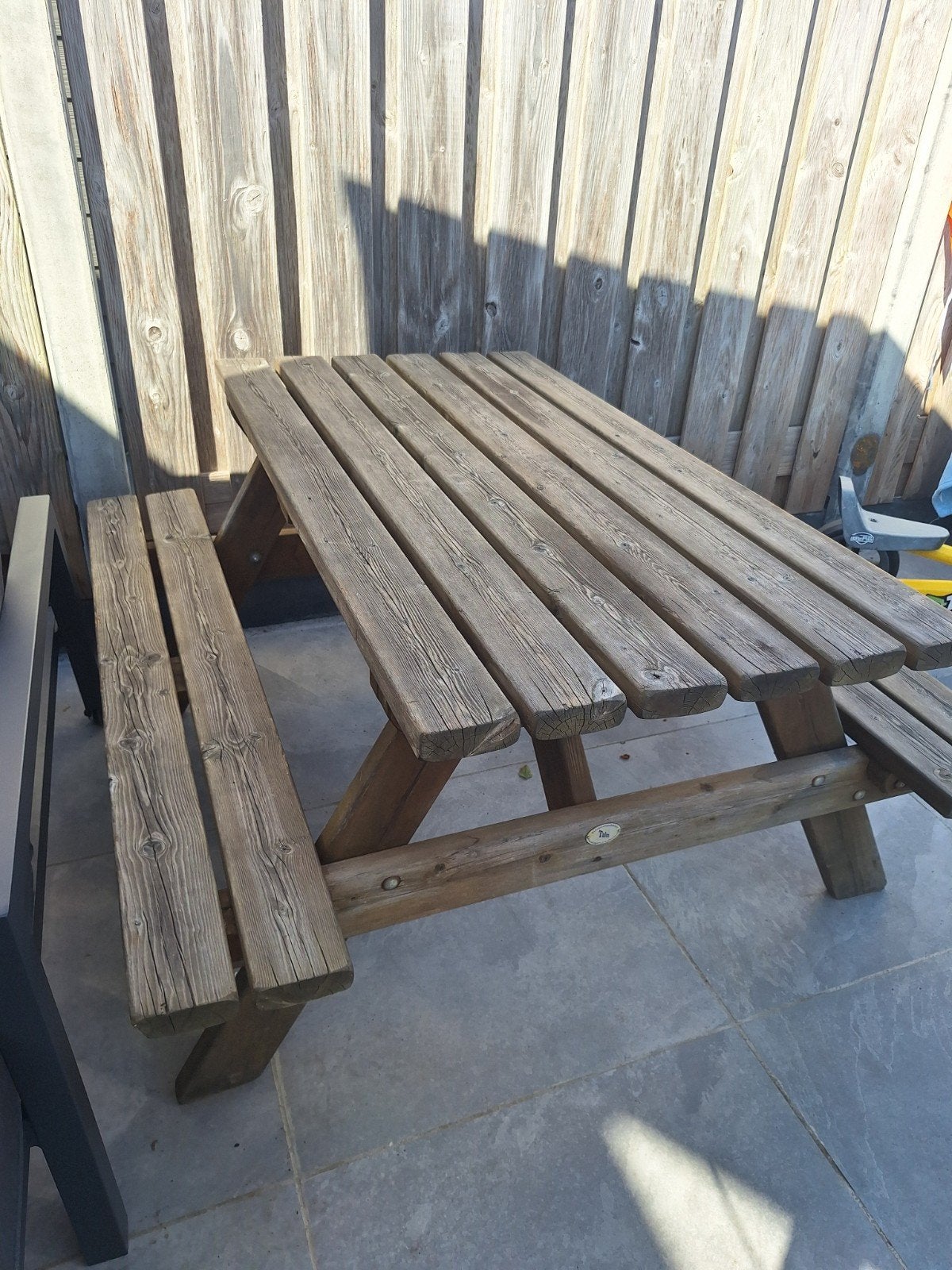 kinder picknicktafel, Tuin en Terras, Picknicktafels, Ophalen, Rechthoekig, Hout, Inklapbaar