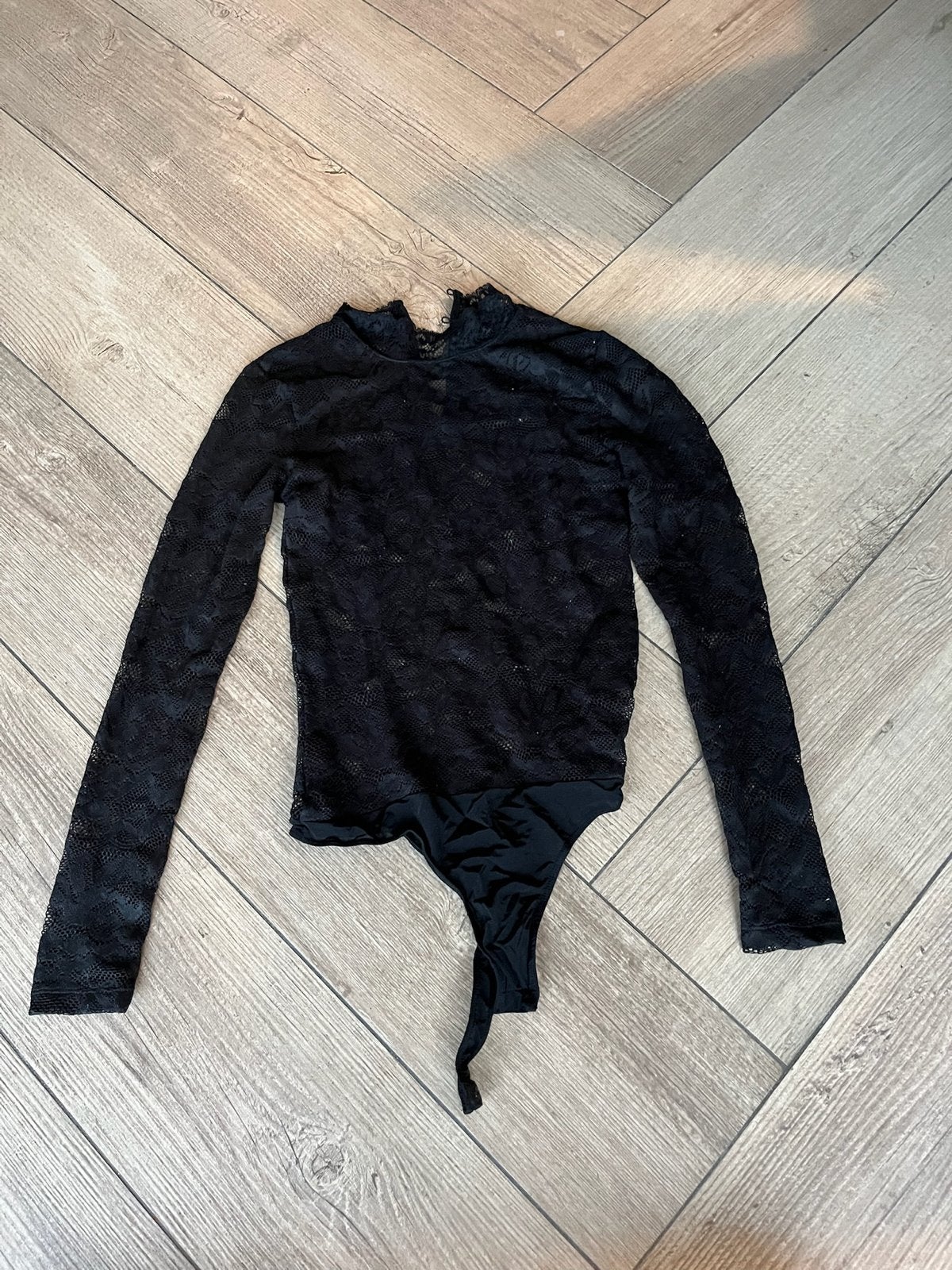 Zwarte kanten bodysuit van Y.A.S maat 36, Ophalen of Verzenden, Zwart