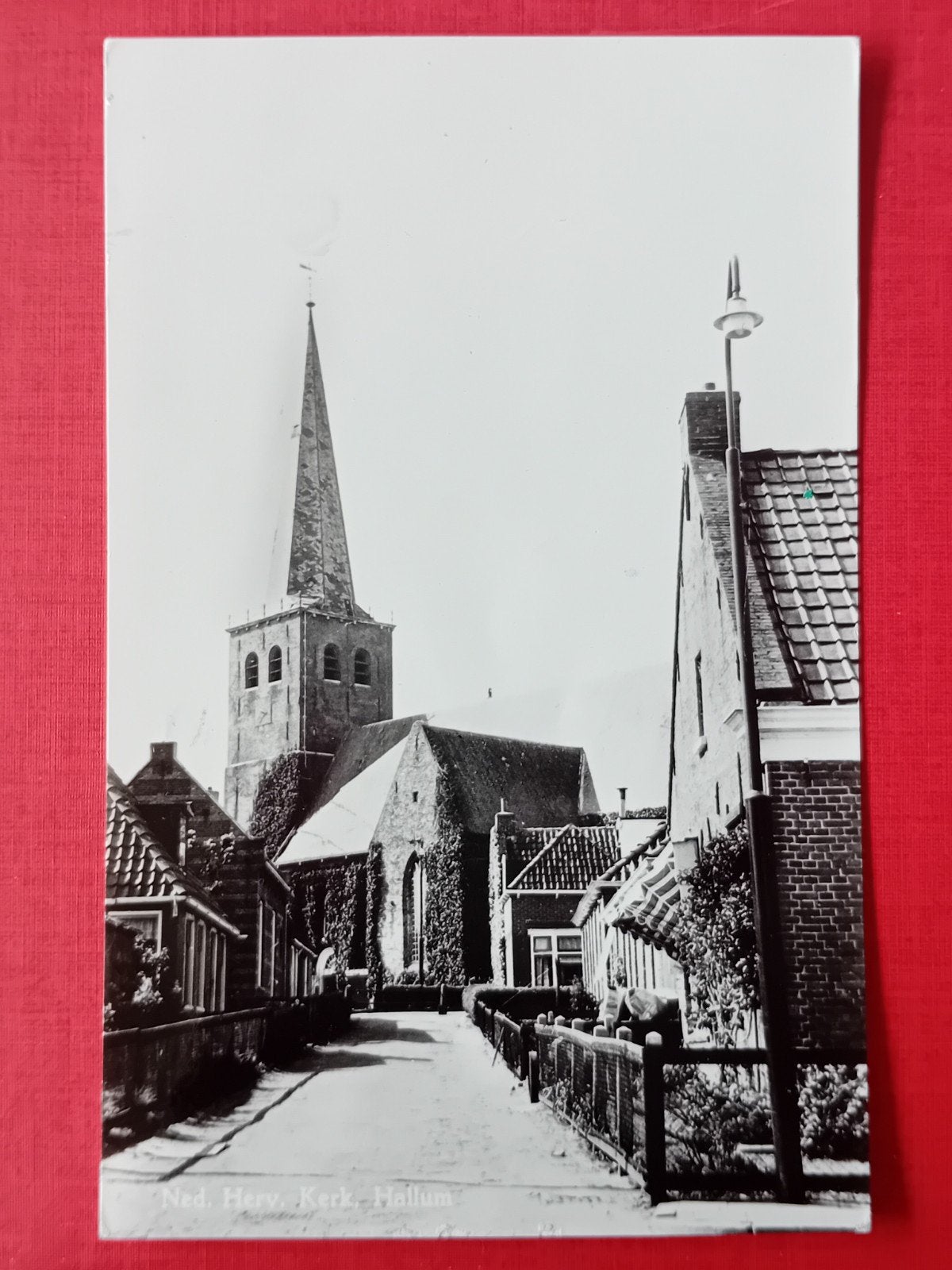 Ansichtkaart Hallum, Verzamelen, Ansichtkaarten | Nederland, Ophalen of Verzenden