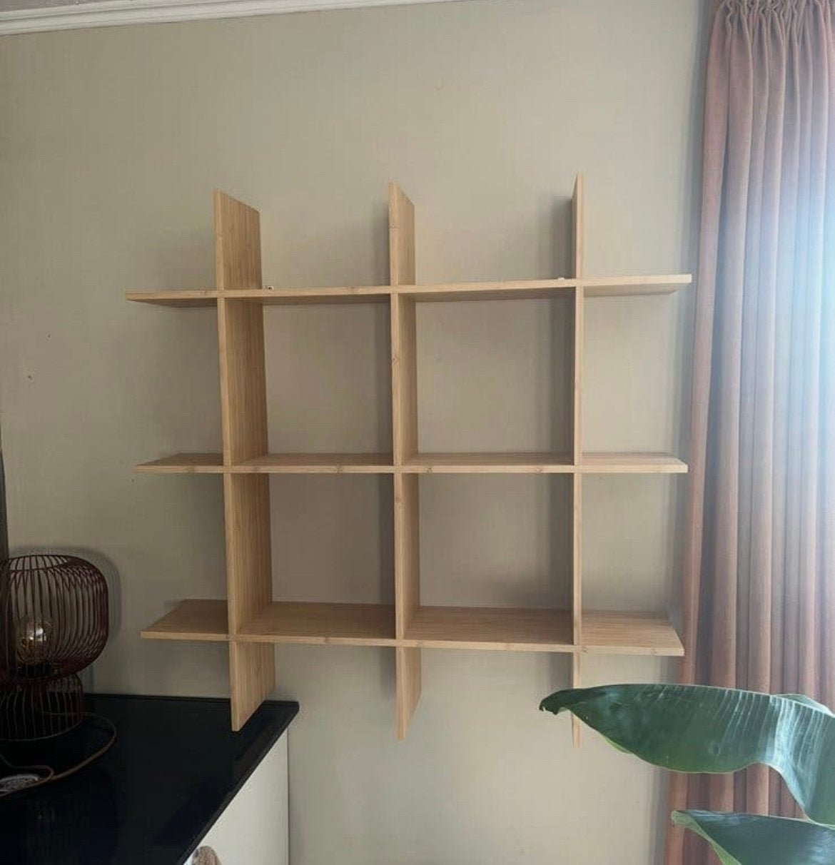 Wandkast / vakkenkast hout, Ophalen, Zo goed als nieuw, Minder dan 150 cm, Minder dan 100 cm