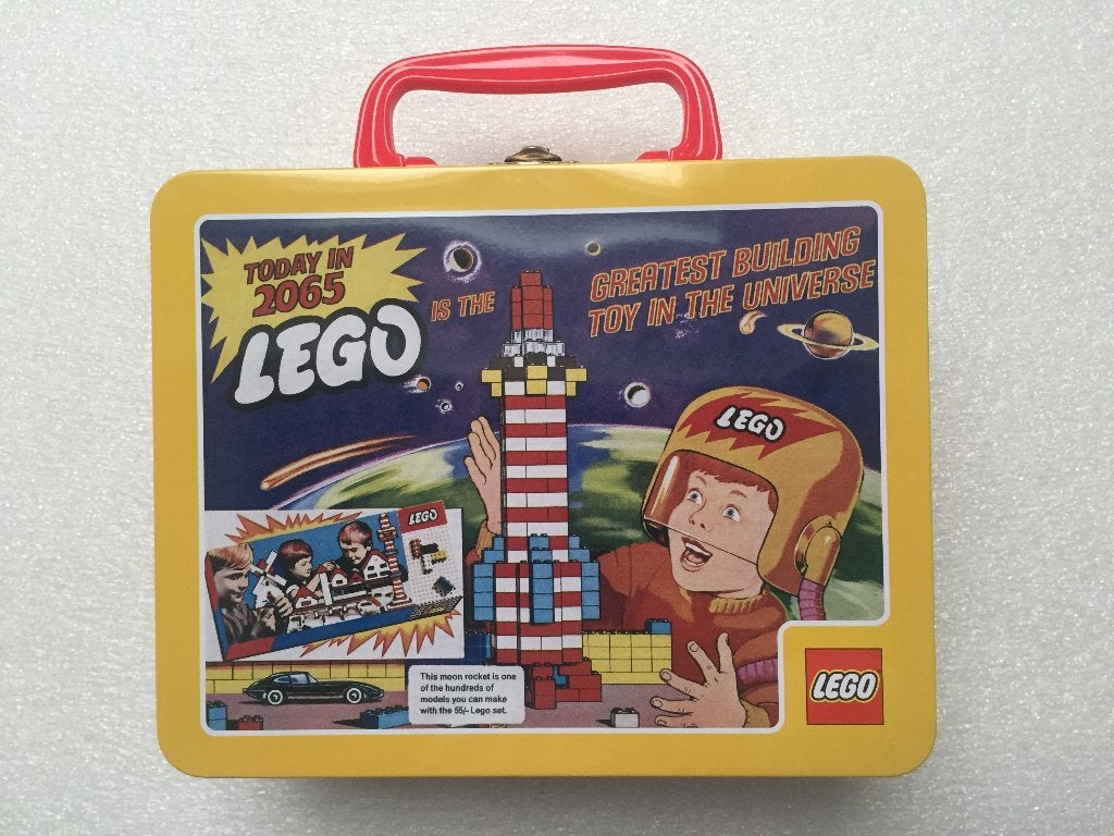 LEGO® VIP 5007331 - Tin Lunchbox Retro 1965 advert *Nieuw*, Lego, Accessoire, Nieuw, Ophalen of Verzenden