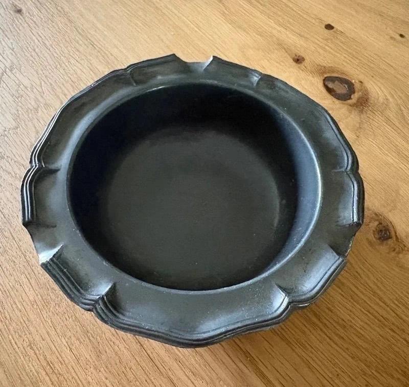Tinnen asbak met AMbi. keurmerk, Antiek en Kunst, Antiek | Tin, Ophalen of Verzenden