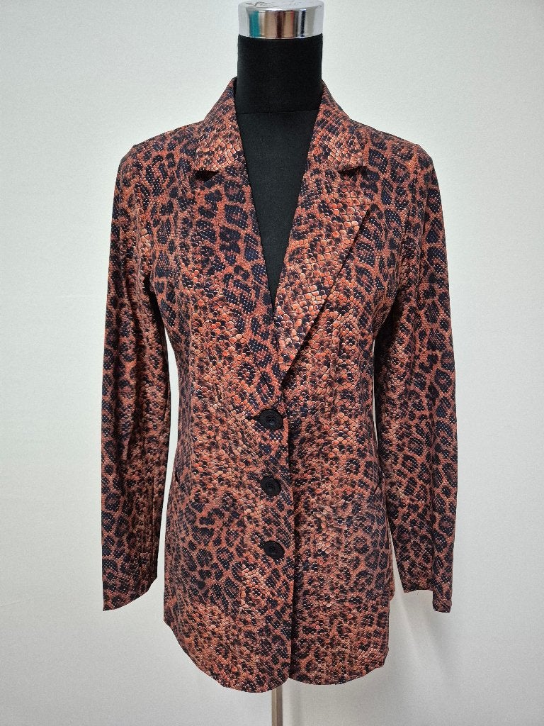 Jas66 - Oranje-bruin Studio Anneloes jasje maat M (1), Ophalen of Verzenden, Zo goed als nieuw, Maat 38/40 (M), Bruin