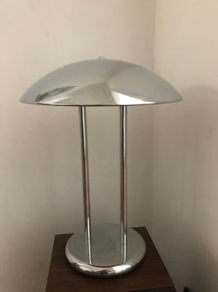 Ikea Vintage Sonneman Barad paddenstoel lamp, Ophalen, Gebruikt, Metaal, Minder dan 50 cm