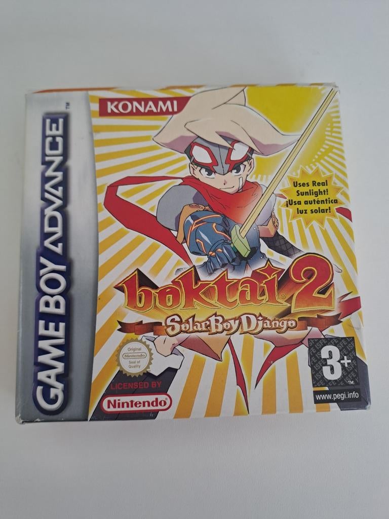 Boktai 2: Solar Boy Django Game Boy Advance (GBA), 1 speler, Ophalen of Verzenden, Zo goed als nieuw, Role Playing Game (Rpg)
