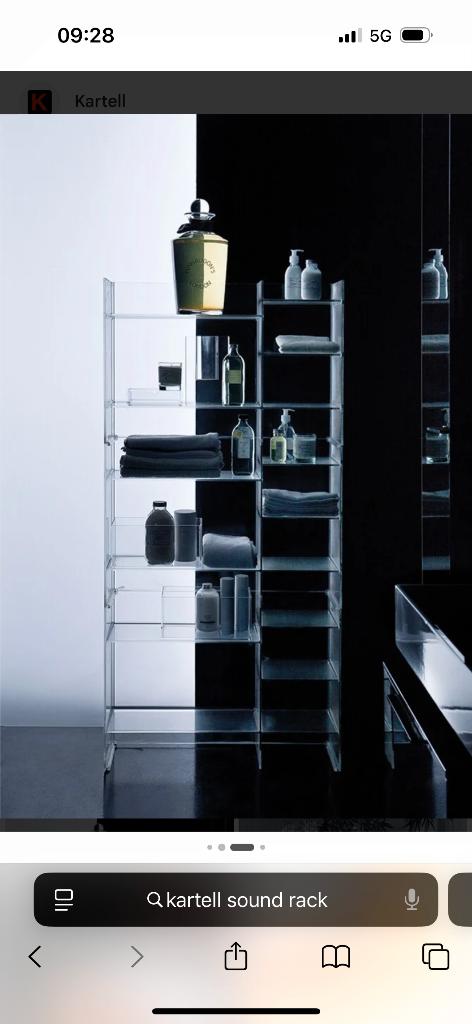 Kartell  Sound Rack Kast, Huis en Inrichting, Kasten | Stellingkasten, Zo goed als nieuw, Ophalen