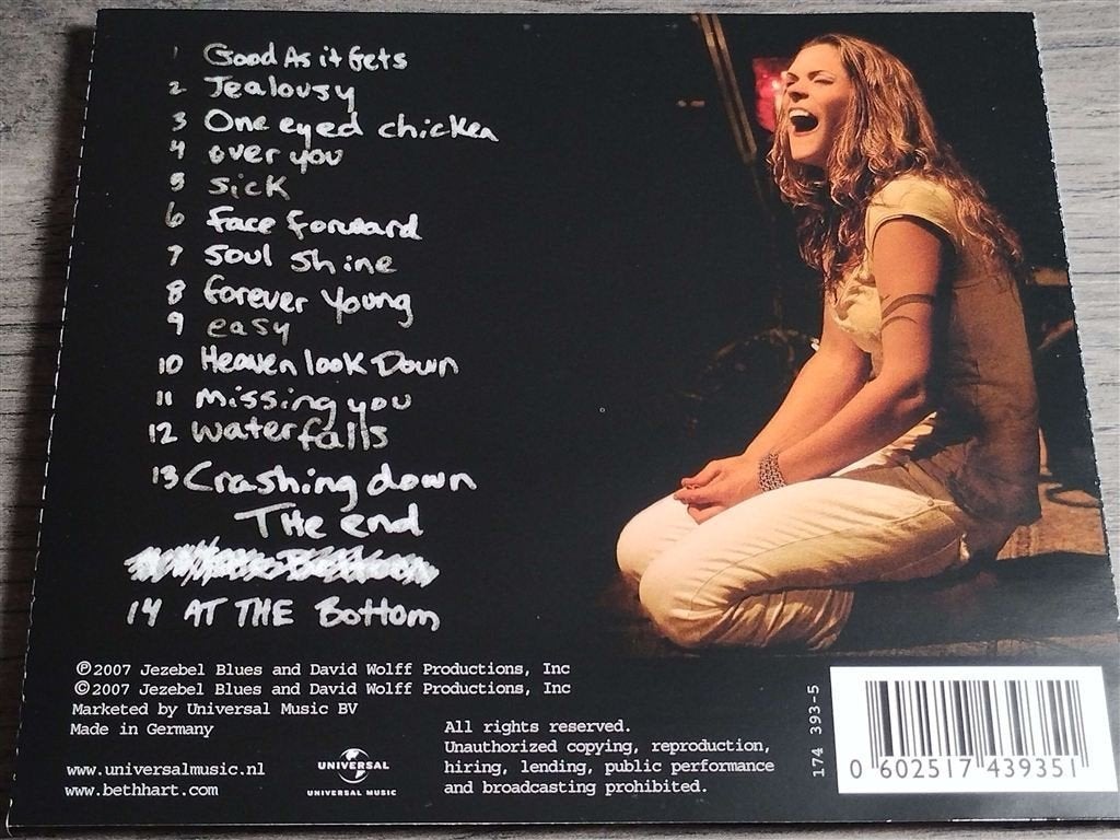 Beth Hart ‎– 37 Days, Ophalen of Verzenden, Zo goed als nieuw, Jazz