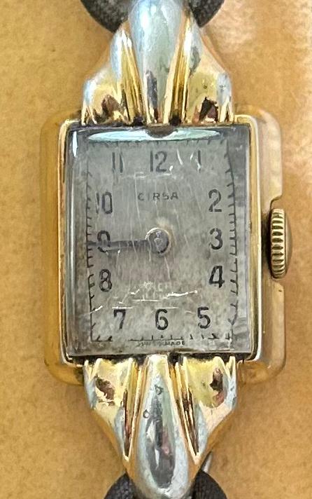ArtDeco dameshorloge Cirsa ca 1920, Sieraden, Tassen en Uiterlijk, Horloges | Antiek, Overige merken, Overige materialen, 1900 tot 1930