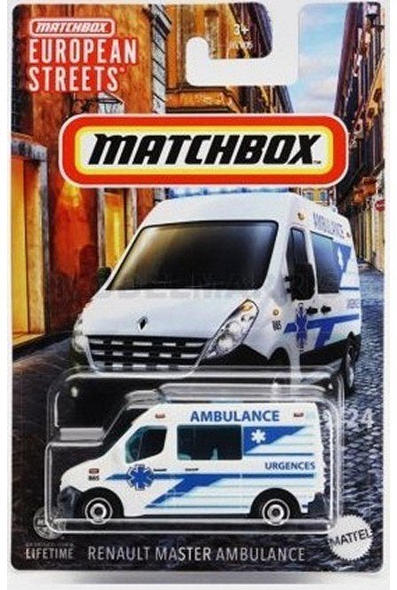 Matchbox: European Streets: Renault Master Ambulance, ., Nieuw, Ophalen of Verzenden, .