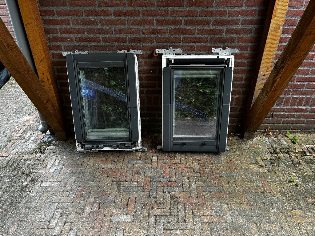 2 x Velux GGL CK02 beschadigd, Ophalen, Gebruikt, Minder dan 80 cm, Minder dan 80 cm