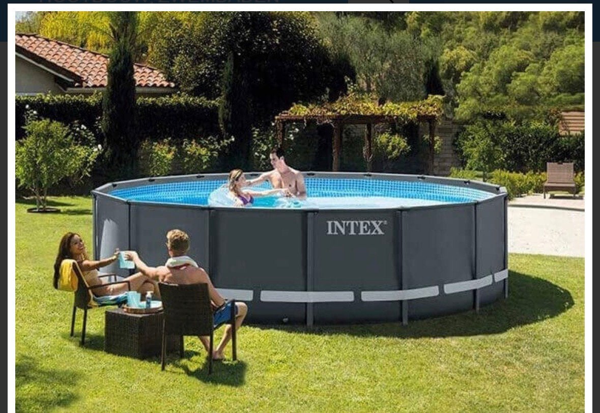 Zwembad Intex., Rond, 300 cm of meer, Zo goed als nieuw, Ophalen