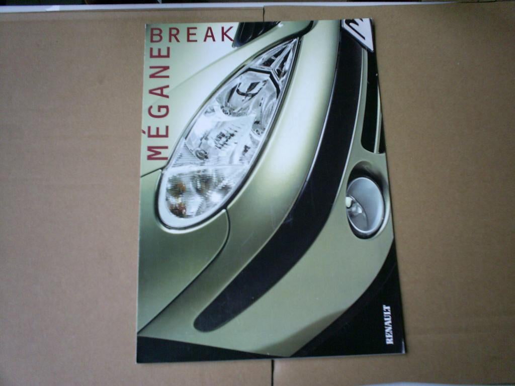 Renault Megane Break 1 / 1999 4 pag., Verzenden, Zo goed als nieuw, Renault