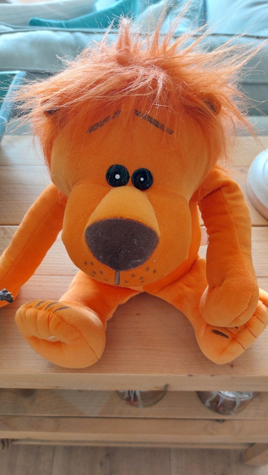 Oranje Leeuw Knuffel  - Zo goed als nieuw, Ophalen, Oranje, Overige merken, Overige karakters