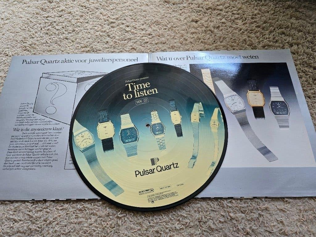 Time to listen, pulsar Quartz pictures vinyl., LP, Pop, Beschermende buitenhoes, Ophalen of Verzenden