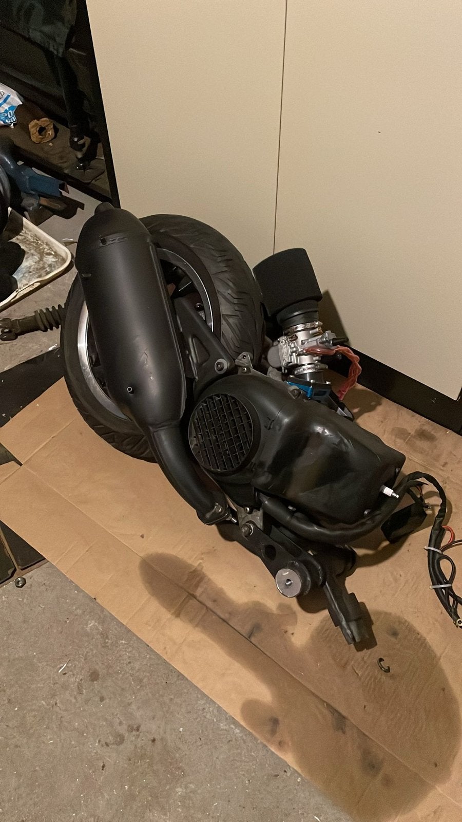 Piaggio Skipper LX 125cc 2-takt blok met complete setup, Ophalen, Gebruikt, Blok, Piaggio