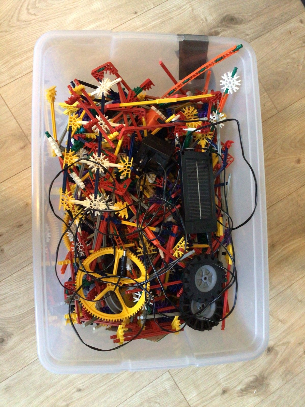 Krat met Knex, Kinderen en Baby's, Ophalen, Zo goed als nieuw, K'nex