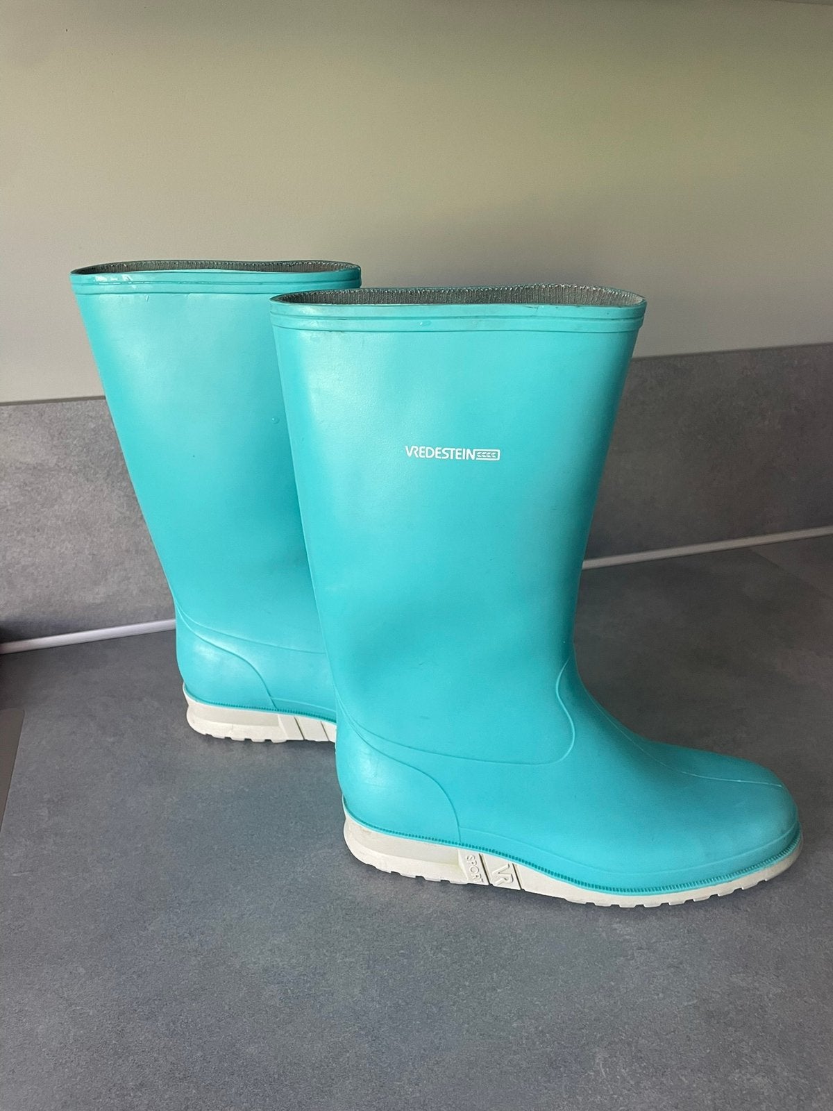 Nieuwe rubberen Vredestein Regenlaarzen maat 37 Hemelsblauw, Ophalen of Verzenden, Nieuw