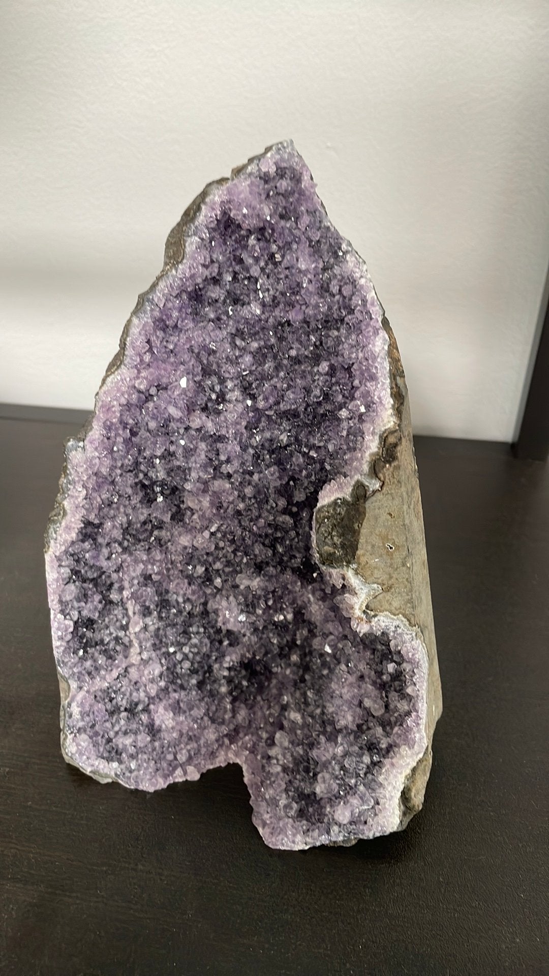 Amethist 20 cm hoog, Ophalen of Verzenden