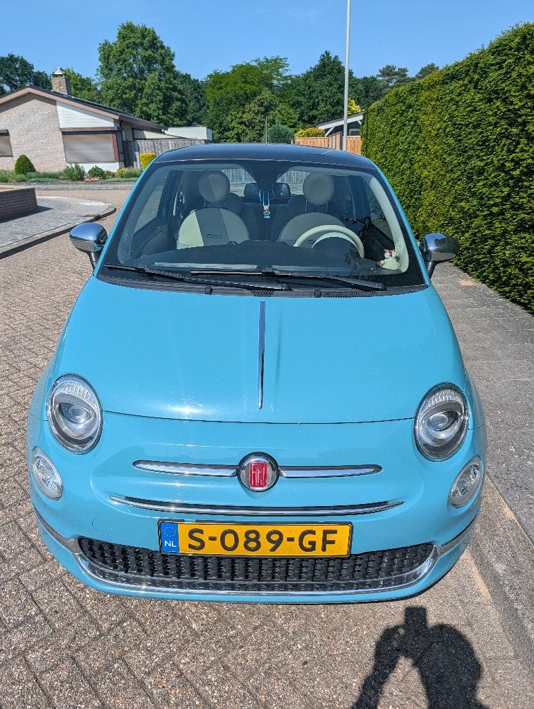 Fiat 500 1.2 2018 Groen, Auto's, Fiat, Voorwielaandrijving, Stof, 4 cilinders, 840 kg