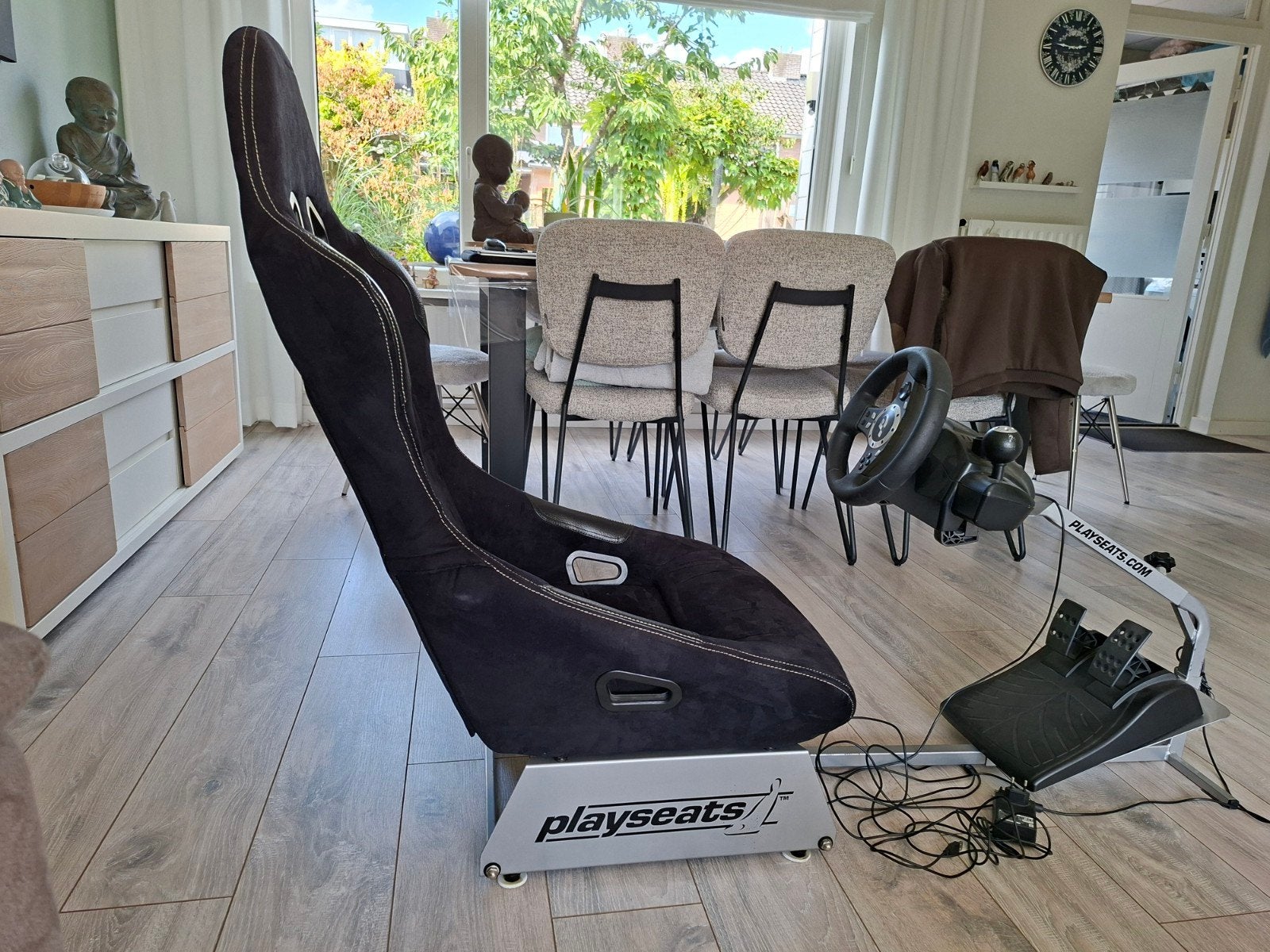gamestoel met racestuur  merk Playseat, Playseat, Ophalen, Zo goed als nieuw