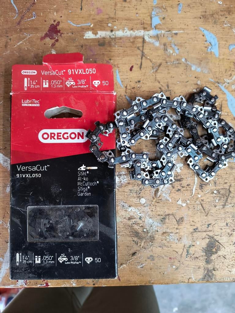 Zaagkettingen Oregon VersaCut 91VXL050, Ophalen of Verzenden, Zo goed als nieuw
