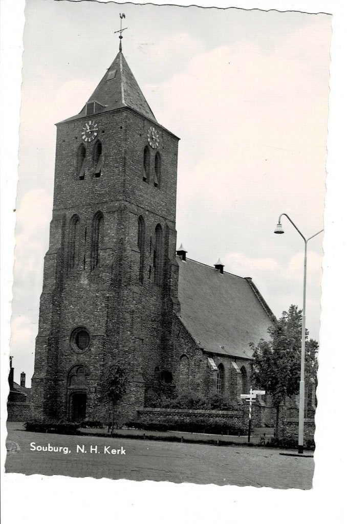Souburg, Kerk, Ophalen of Verzenden, Ongelopen, Zeeland