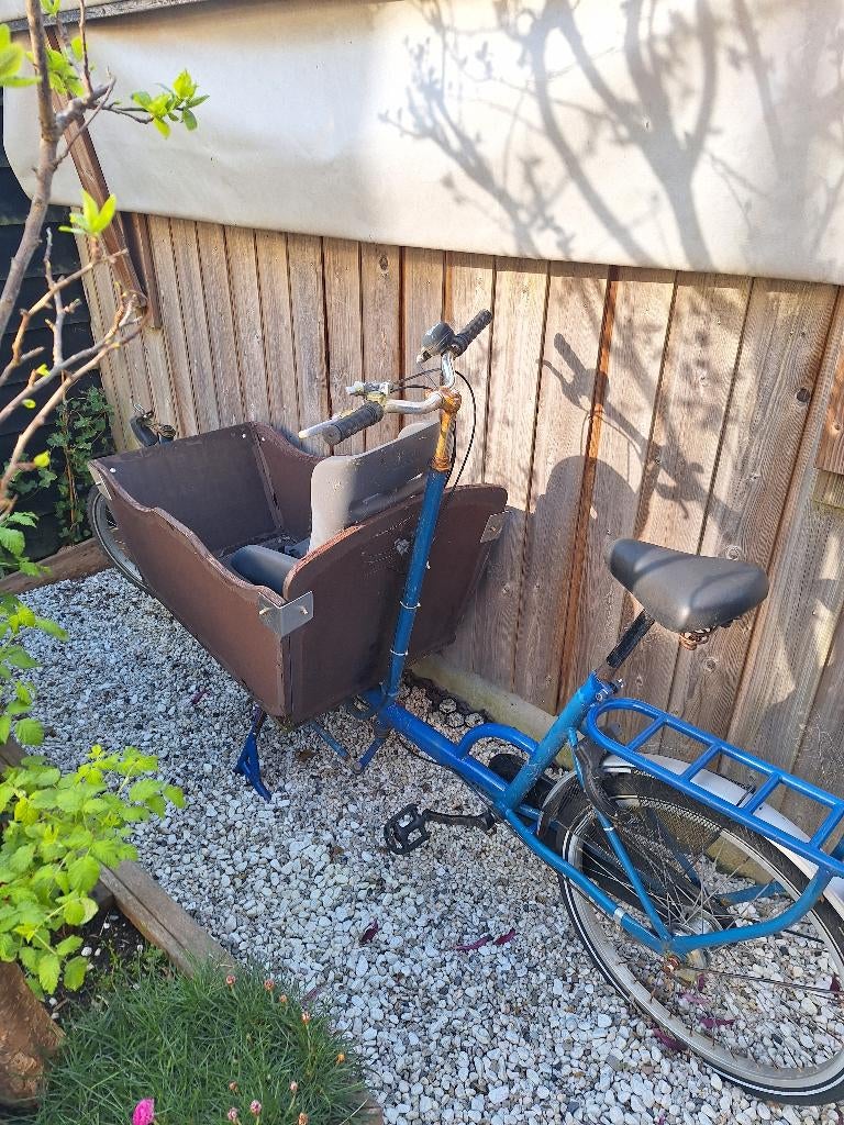 Bakfiets met Babboe zitje en bankje, Ophalen, Gebruikt, 3 kinderen, Overige merken